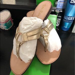 Lilly Pulitzer sandals never worn brand new in box